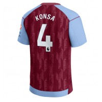 Fotbalové Dres Aston Villa Ezri Konsa #4 Domácí 2023-24 Krátký Rukáv
